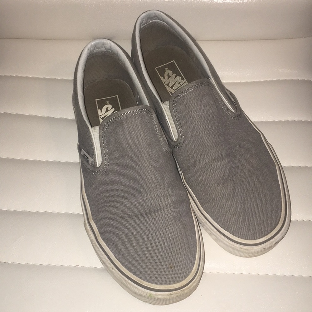 Grey Slip On Vans